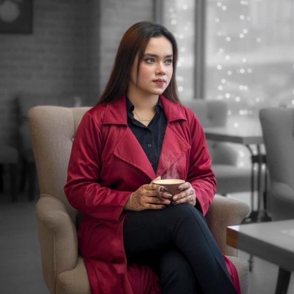 Stylish Ladies Overcoat ( Button System) 2