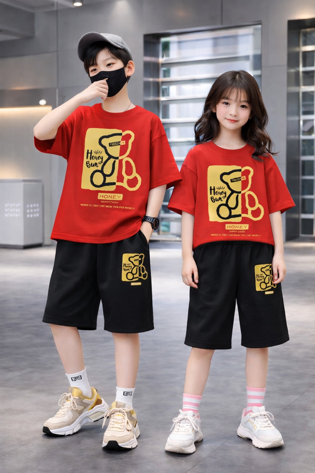 Drop Shoulder Baby TShirt and Pant Set Drop Shoulder Baby TShirt and Pant Set