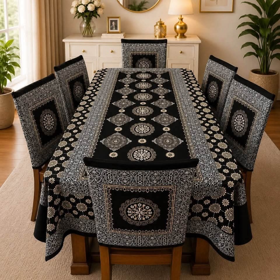 3D Dining Table Cover Set 3D Dining Table Cover Set